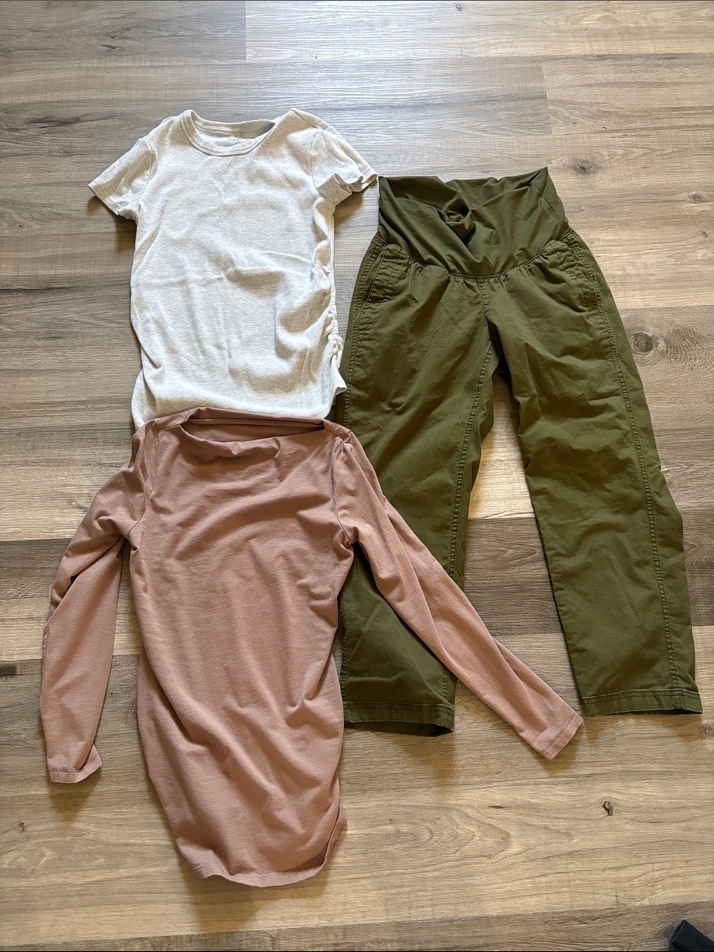 Maternity Cargo Pants and Top Bundle